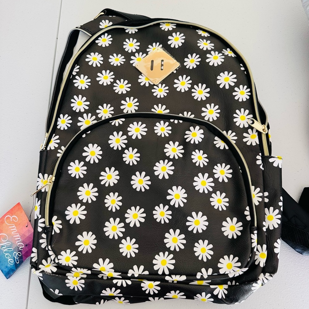 Daisy Print Backpack